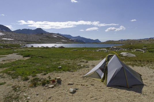 Summit Lake campsite