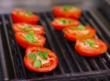 Grilling tomatoes