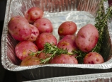 Potatoes and rosemary