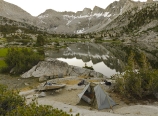 Campsite in Lower Dusy Basin