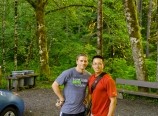 Barth and Danny at the trailhead