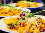 Puttanesca pappardelle pasta