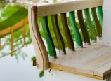 Assembled bench back