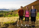 Starting the climb up Mauna Kea