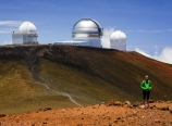 Krysten approaching the summit