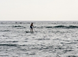 Paddleboarding in Kahalu'u Bay