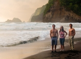 At Pololu Beach with my residents