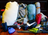 Gear ready to be packed