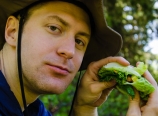 Mark having lunch