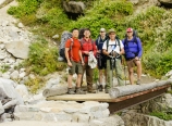 Crossing Buck Creek bridge