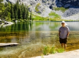 Mike at Hamilton Lake
