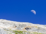 Moonrise over Kaweah Gap