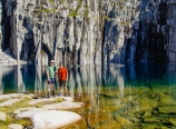 With Mark at Precipice Lake