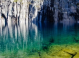 Deep blue Precipice Lake