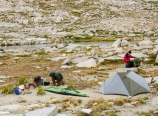 Setting up camp