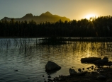 Sunset at Moraine Lake