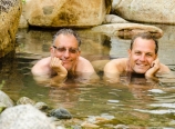 Mickey and Wayne having a soak