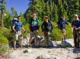 Hiking up Kern Canyon