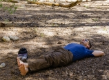 Mike napping after lunch