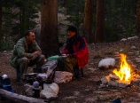 By the campfire