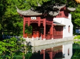 Chinese Garden stone boat