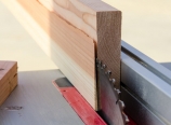 Sawing the drawer face