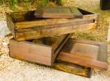 Stained drawers