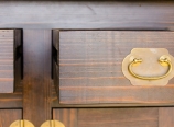 Drawers with wooden runners