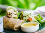 Grilled tofu wrap