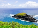Island beyond Kilauea Point