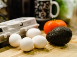 Ingredients for the first breakfast in Kauai