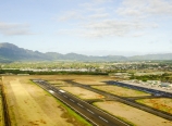 Flying over Lihu'e Airport