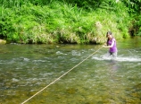 Fording the river