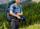 Mark hiking up Otatso Creek Trail