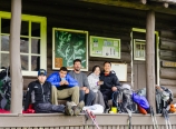 Late lunch at the Belly River Ranger Station
