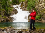 Mark at Gros Ventre Falls