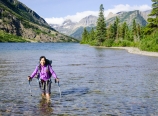 Fording Cosley Lake outlet