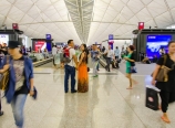 Among stranded travelers in Hong Kong