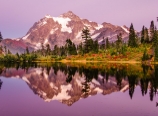Mt. Shuksan in alpenglow