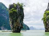 Ko Tapoo and longtail boats