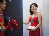 Shasha at the door