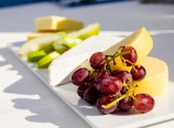 Cheese and fruit plate