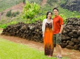 By the Poli'ahu Heiau