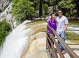 At the lip of Vernal Falls