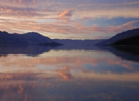 Lake Wakatipu at Sunset