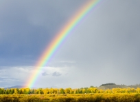 Teton National Park rainbow