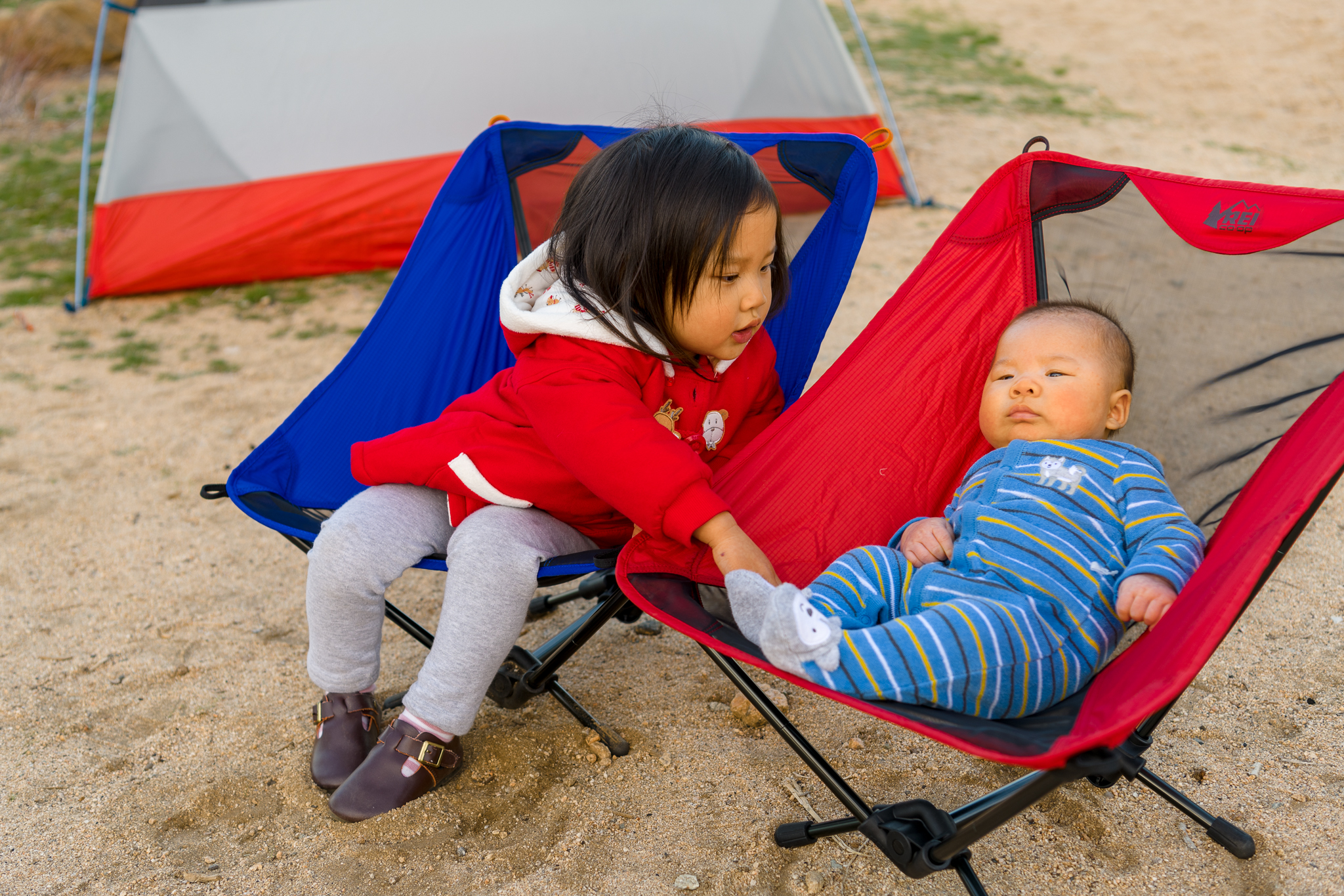 Introducing Jayden to Camping