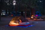 Camping by Big Bear Lake
