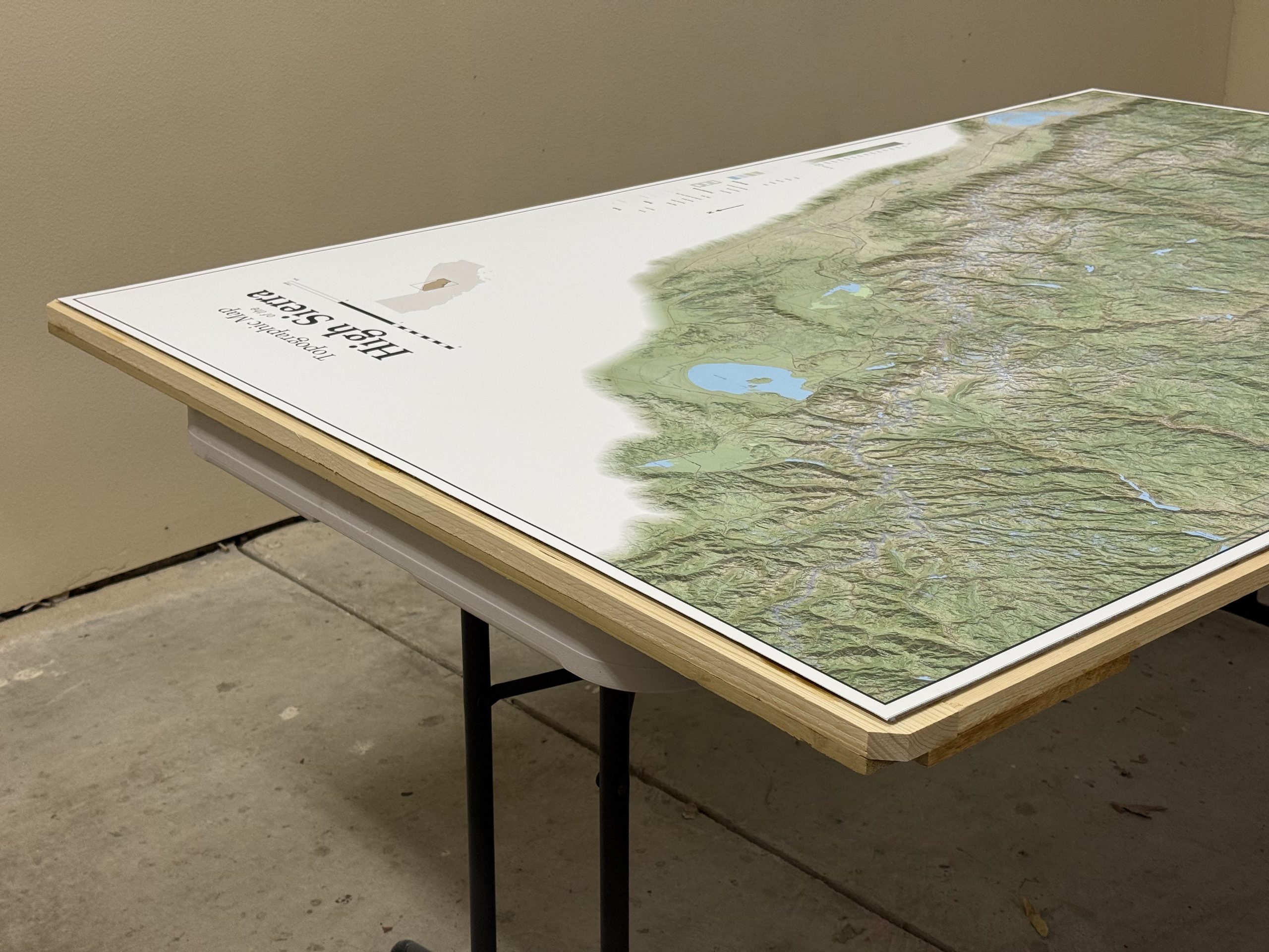 Mapmaking of the High Sierra